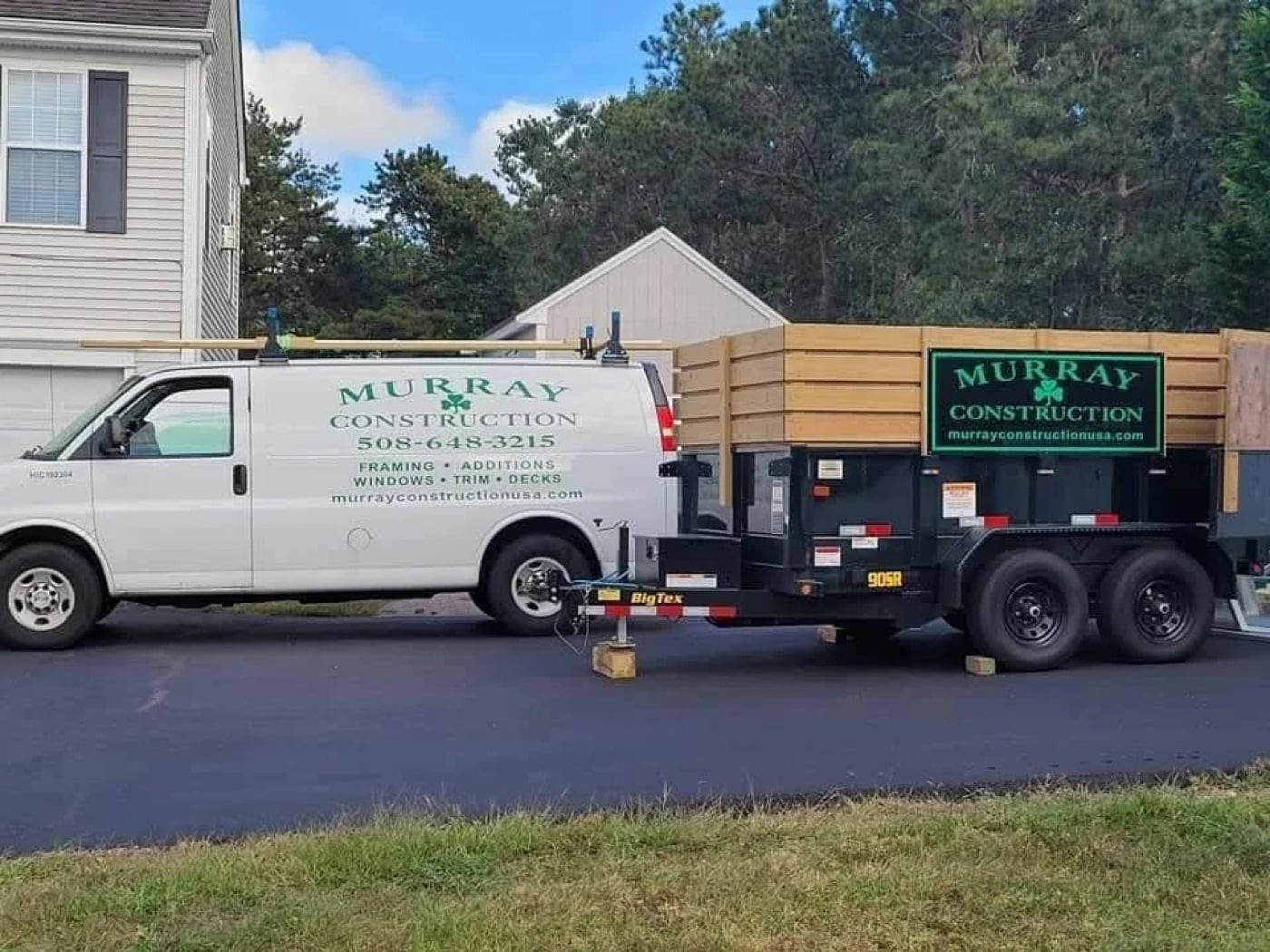 Murray Construction on a Cape Cod job site 2